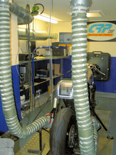 Cooperized Motorbike Dyno